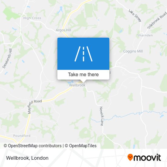 Wellbrook map