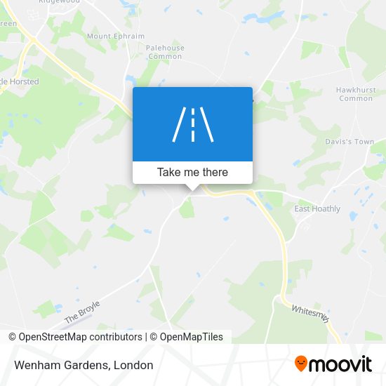 Wenham Gardens map