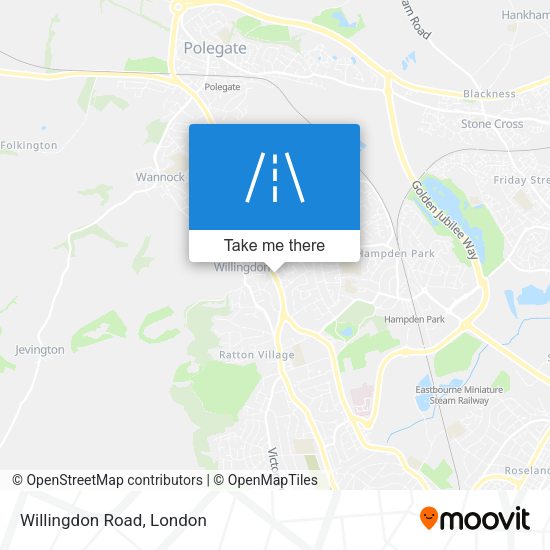 Willingdon Road map