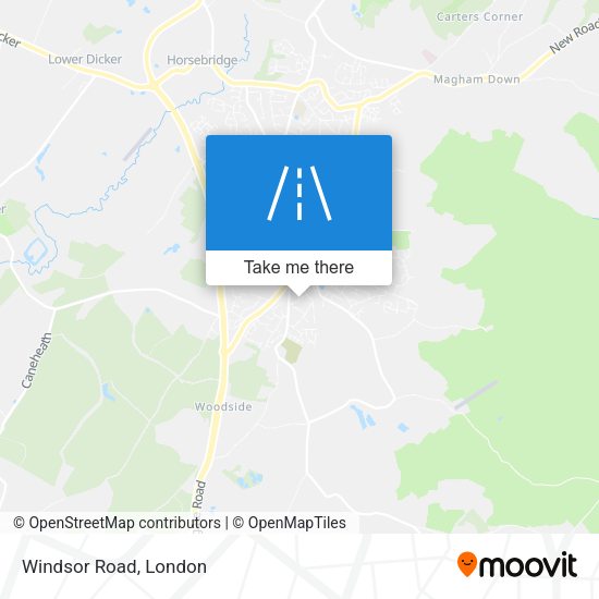 Windsor Road map