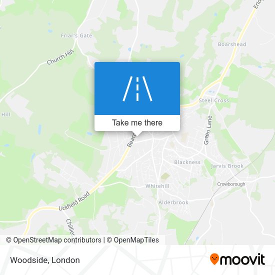 Woodside map