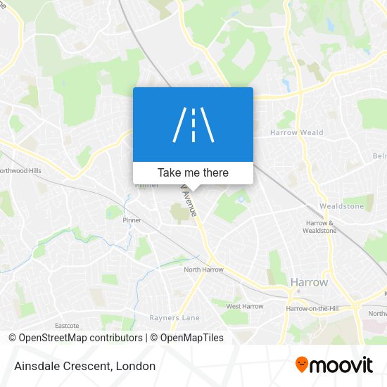 Ainsdale Crescent map