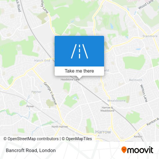 Bancroft Road map