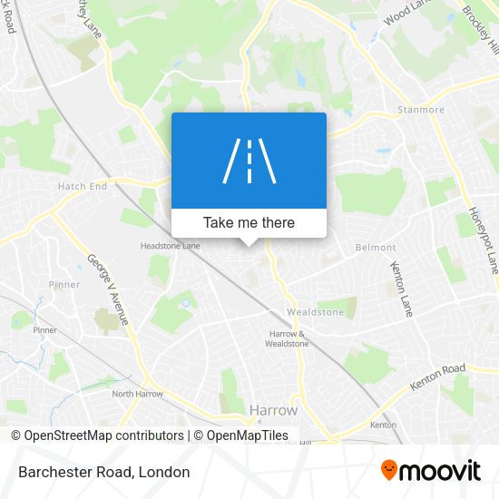 Barchester Road map