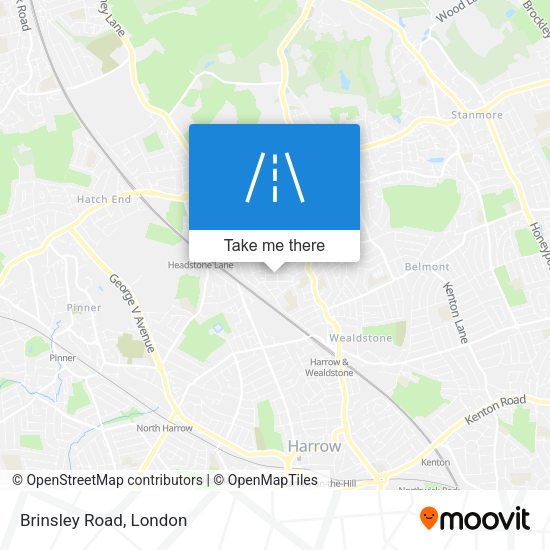 Brinsley Road map