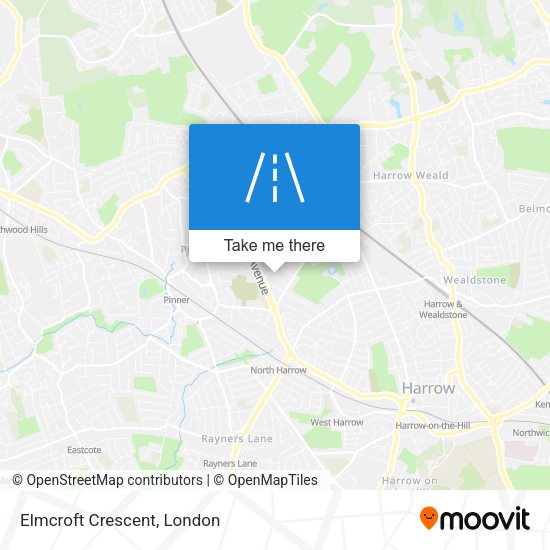 Elmcroft Crescent map