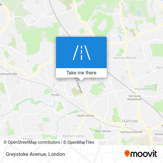 Greystoke Avenue map