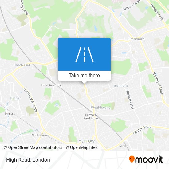 High Road map