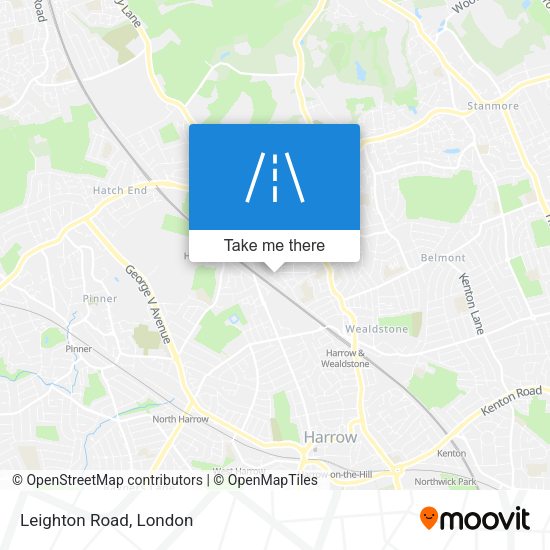 Leighton Road map