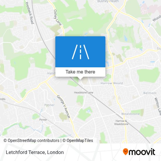 Letchford Terrace map