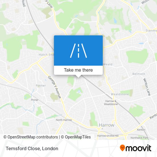 Temsford Close map