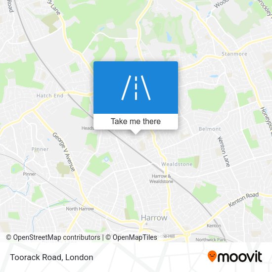 Toorack Road map