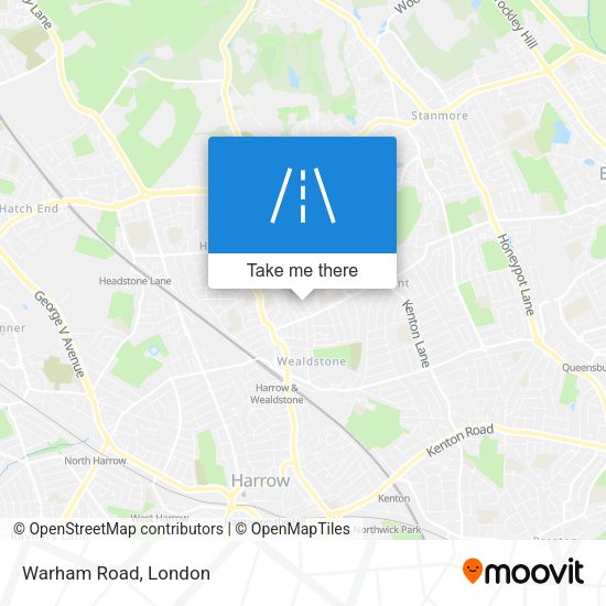 Warham Road map