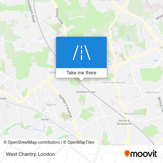 West Chantry map