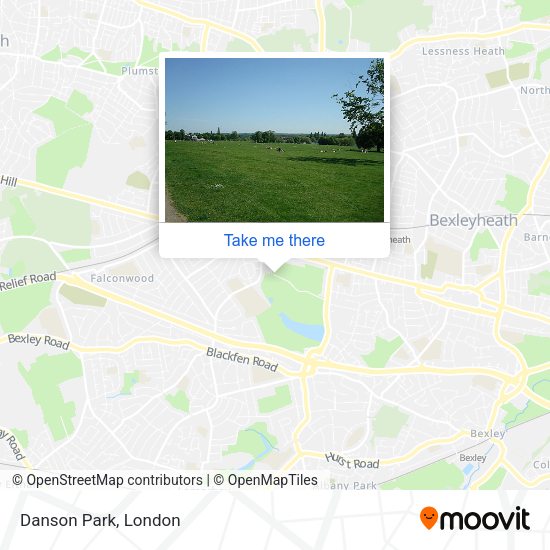 Danson Park map