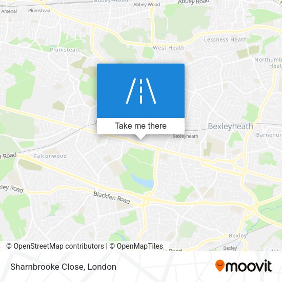 Sharnbrooke Close map