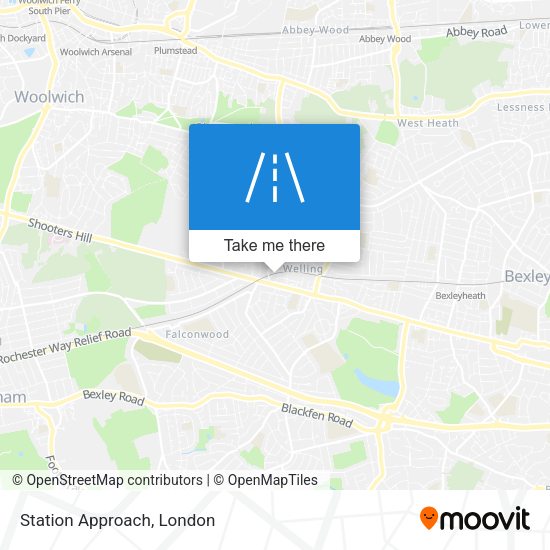 Station Approach map