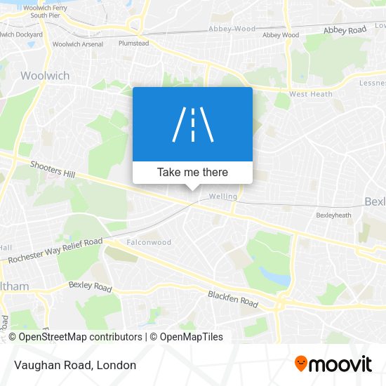 Vaughan Road map