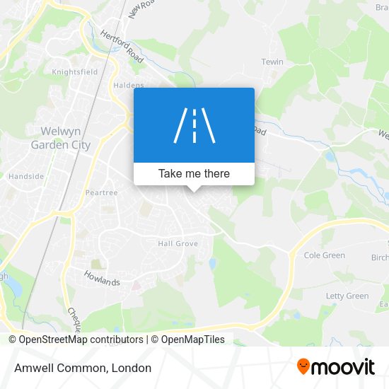 Amwell Common map