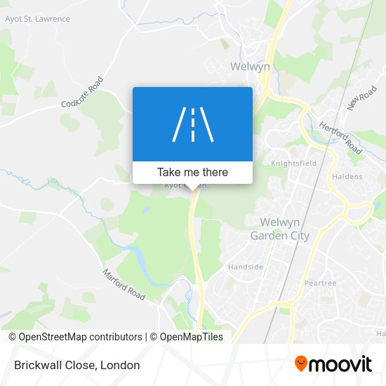 Brickwall Close map