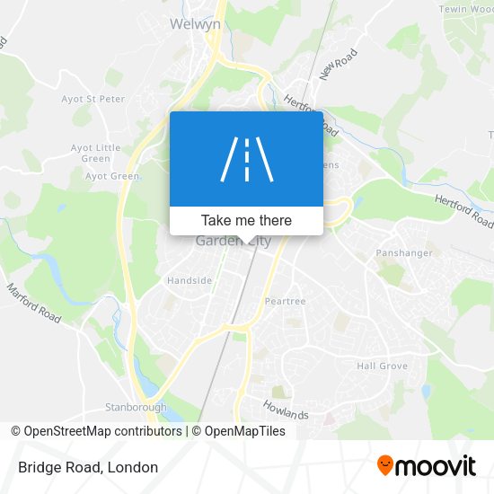 Bridge Road map