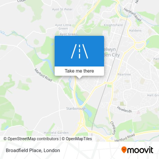 Broadfield Place map