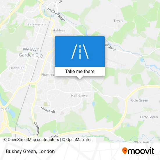 Bushey Green map