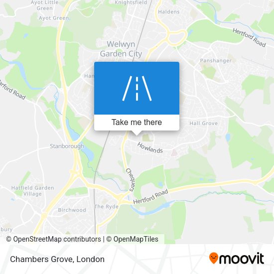 Chambers Grove map