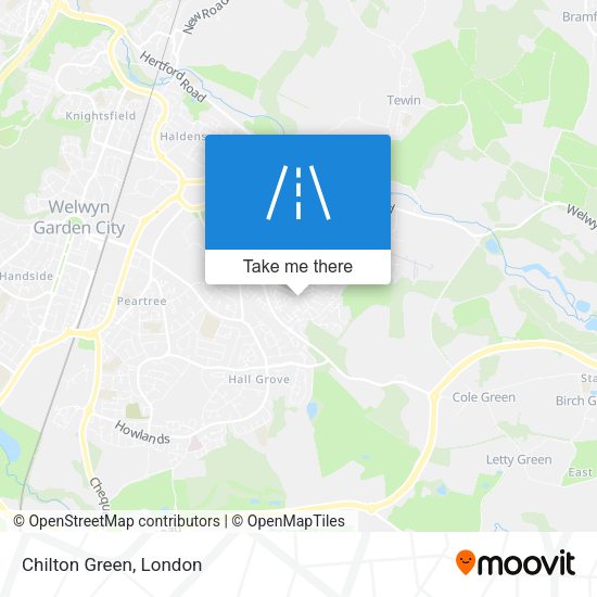 Chilton Green map