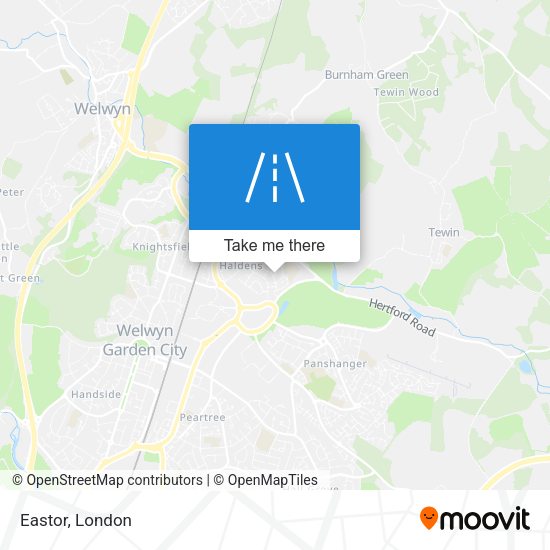 Eastor map