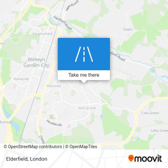 Elderfield map