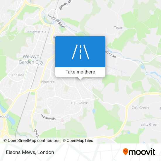 Elsons Mews map