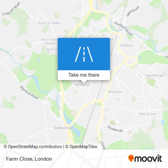 Farm Close map