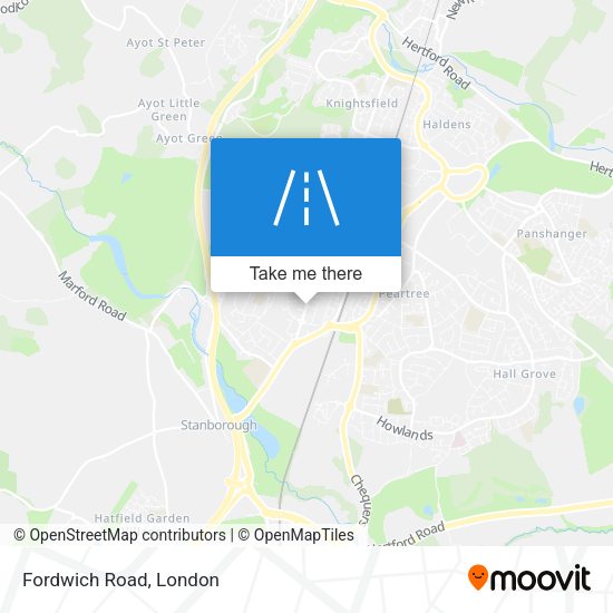 Fordwich Road map