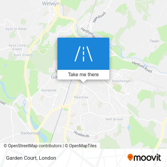 Garden Court map