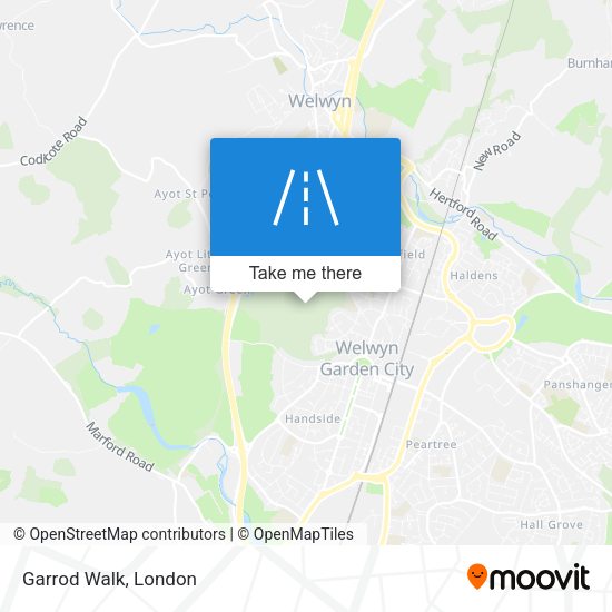 Garrod Walk map