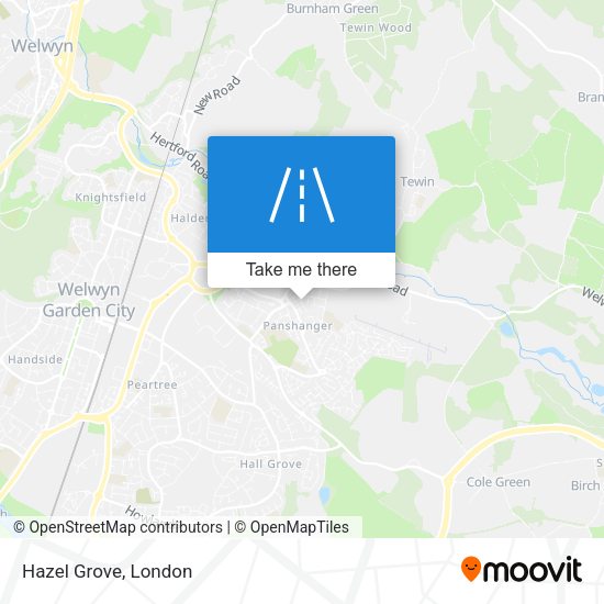 Hazel Grove map