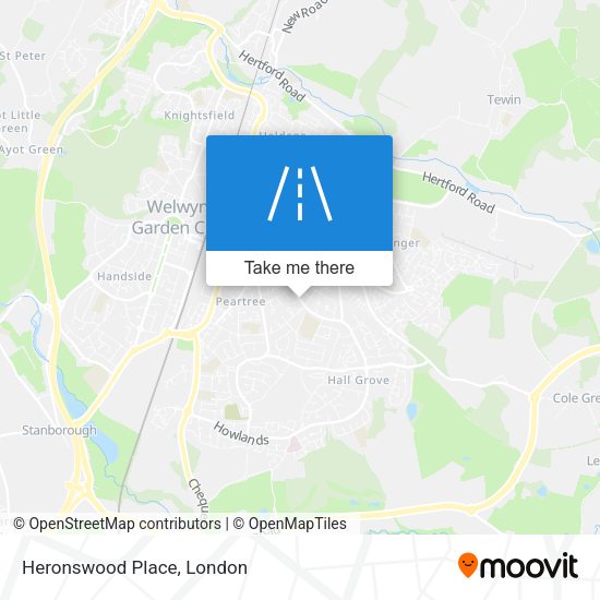 Heronswood Place map