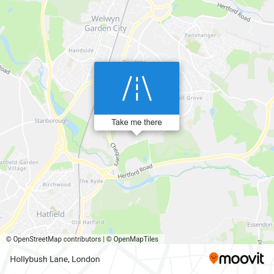 Hollybush Lane map
