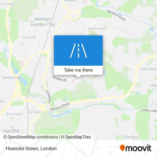 Howicks Green map