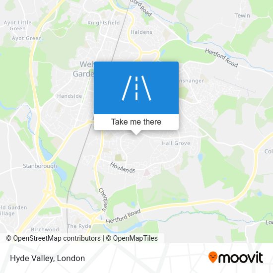 Hyde Valley map