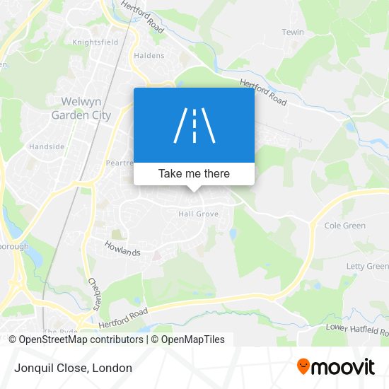Jonquil Close map