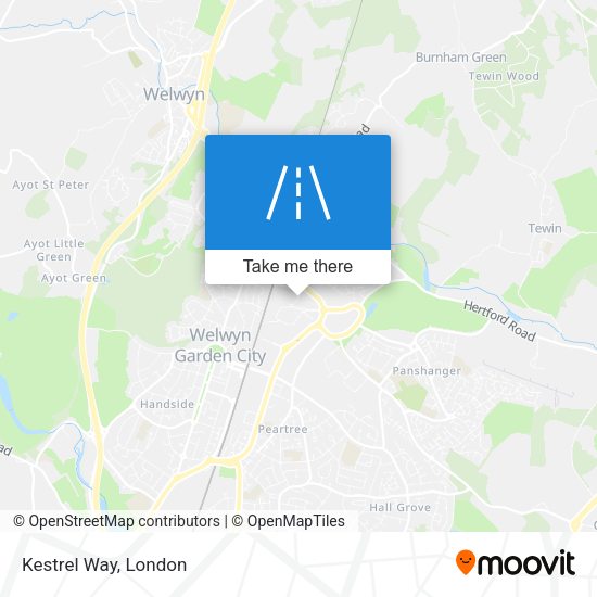 Kestrel Way map