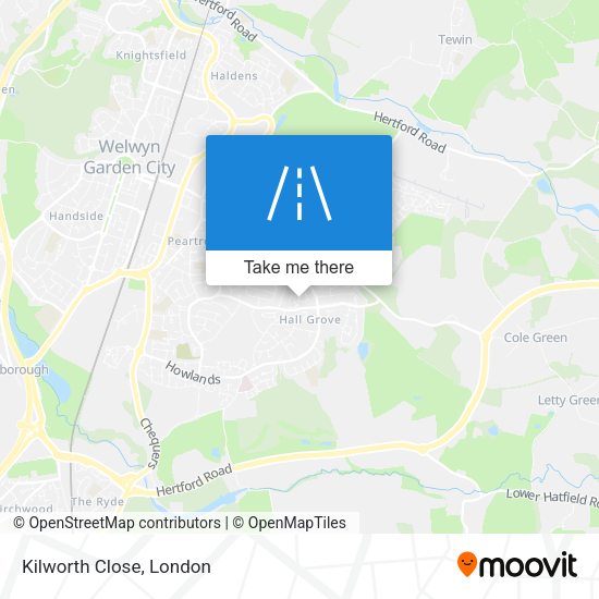 Kilworth Close map