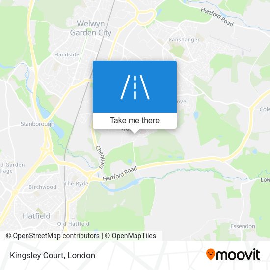 Kingsley Court map