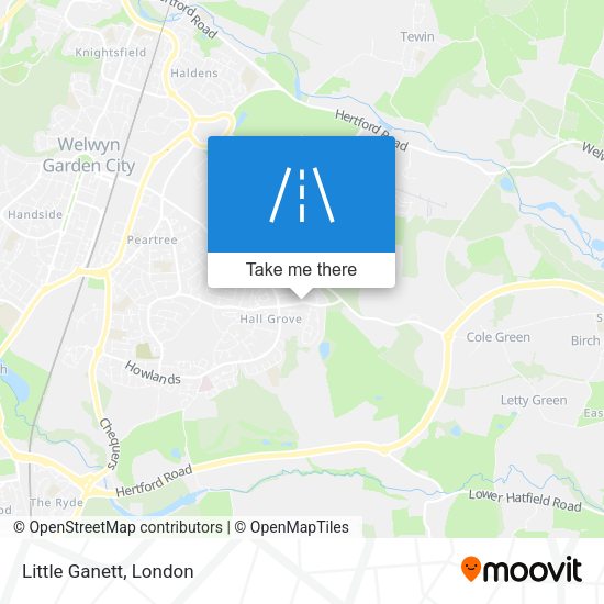 Little Ganett map