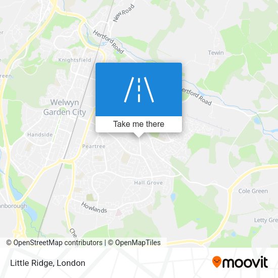 Little Ridge map