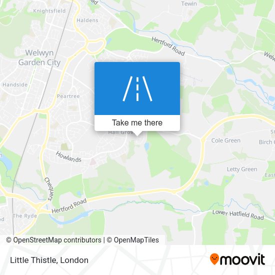 Little Thistle map