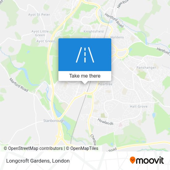 Longcroft Gardens map
