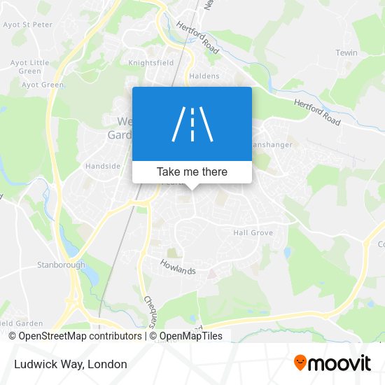 Ludwick Way map